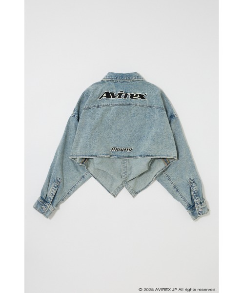 MOUSSY（マウジー）の「AVIREX DENIM SHIRT ジャケット（デニムジャケット・レディース・ブルー・FREE）」の16枚目の写真