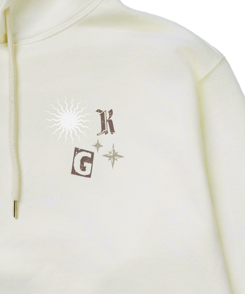 GAKKAI UNIONS(ガッカイユニオンズ)の「ループピグメントフードティークリーム(パーカー・メンズ・その他・MEDIUM/LARGE/X-LARGE/SMALL)」の5枚目の写真