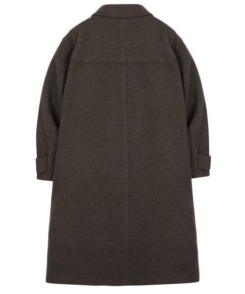 TRILLION（トリリオン）の「ユニセックスバルマカンダフロンコート（BROWN）（チェスターコート・レディース・その他・SMALL/MEDIUM/LARGE）」の7枚目の写真