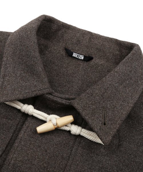 TRILLION（トリリオン）の「ユニセックスバルマカンダフロンコート（BROWN）（チェスターコート・レディース・その他・SMALL/MEDIUM/LARGE）」の6枚目の写真