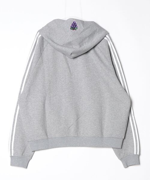 GRAF&WU（グラフアンドユー）の「A'GEM/9 × .kom 『GRAF&WU/グラフアンドユー』 Fruit Party Peach Lychee Banana Cute Ghost Thin Zip-up Hoodie/ラインジップアップキャラパーカー（パーカー・メンズ・グレー/ブラック/ホワイト・XL/L）」の8枚目の写真