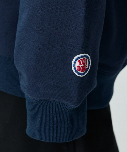 ABAHOUSE（アバハウス）の「【YOIDORE / ヨイドレ】×【京鼎樓 / ジンディンロウ】SPECIAL COLLAB SWEAT CREW/スペシャルコラボクルースウェット（スウェット・メンズ・ネイビー/ホワイト系その他/ブラック・M/L）」の11枚目の写真