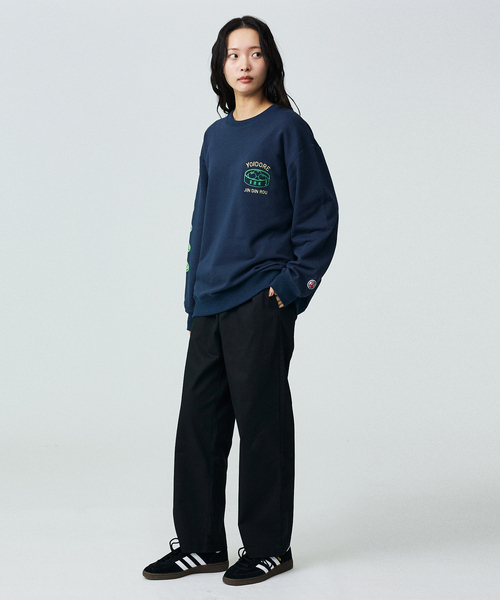 ABAHOUSE（アバハウス）の「【YOIDORE / ヨイドレ】×【京鼎樓 / ジンディンロウ】SPECIAL COLLAB SWEAT CREW/スペシャルコラボクルースウェット（スウェット・メンズ・ネイビー/ホワイト系その他/ブラック・M/L）」の13枚目の写真