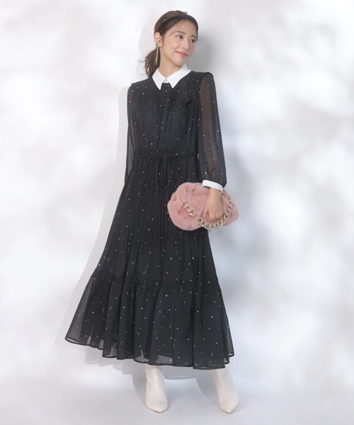 スノードットプリントワンピース（ワンピース）｜JUSGLITTY（ジャス