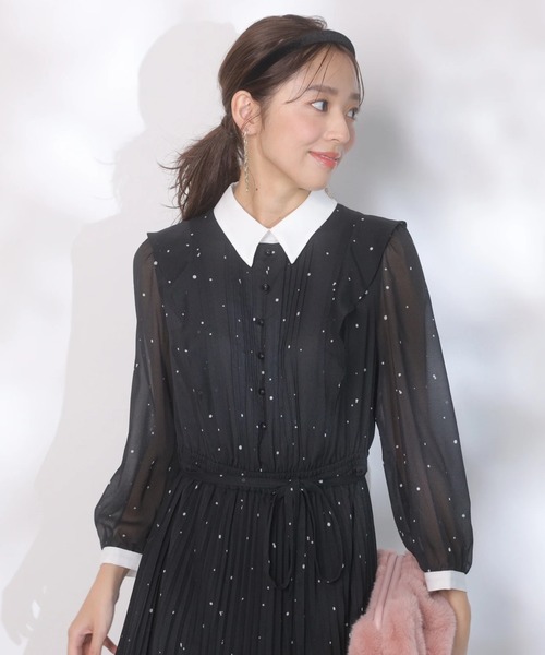 スノードットプリントワンピース（ワンピース）｜JUSGLITTY（ジャス