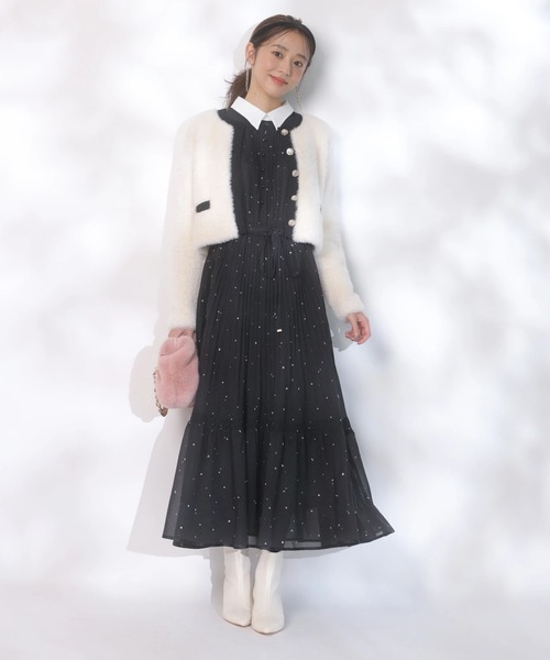 スノードットプリントワンピース（ワンピース）｜JUSGLITTY（ジャス