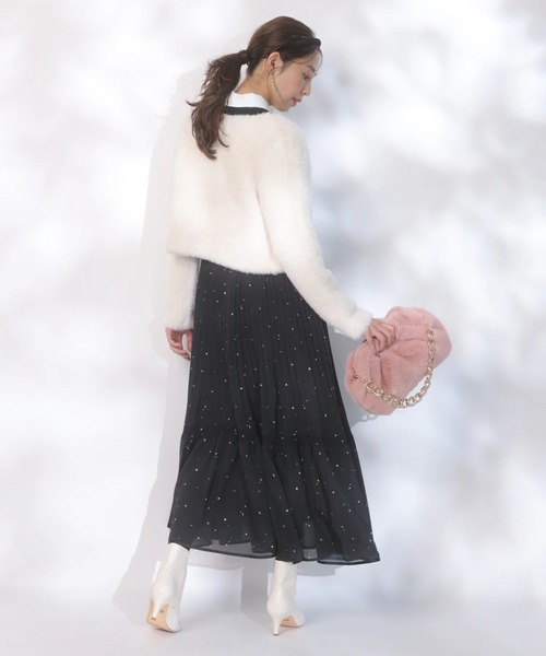 ジャスグリッティー スノードットプリントワンピース スノードットプリントワンピース（ワンピース）｜JUSGLITTY（ジャス