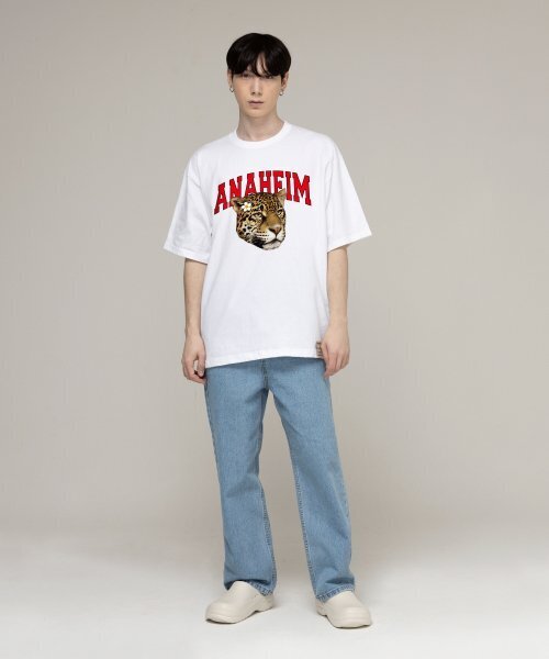 GRAVER（グレーバー）の「[UNISEX]エナハイムリアルレオパードバンファルティ_ホワイト（Tシャツ/カットソー・レディース・ホワイト・LARGE/MEDIUM/SMALL/X-LARGE）」の5枚目の写真