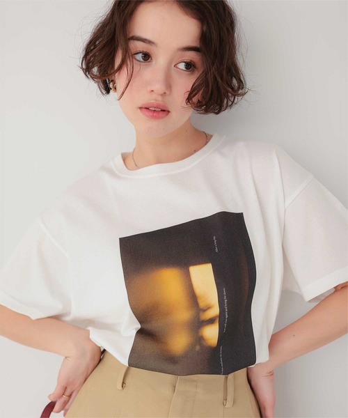 titivate(ティティベイト)の「オーバーサイズアソートフォトTシャツ(Tシャツ/カットソー・レディース・オフホワイト/ホワイト系その他・FREE)」の1枚目の写真