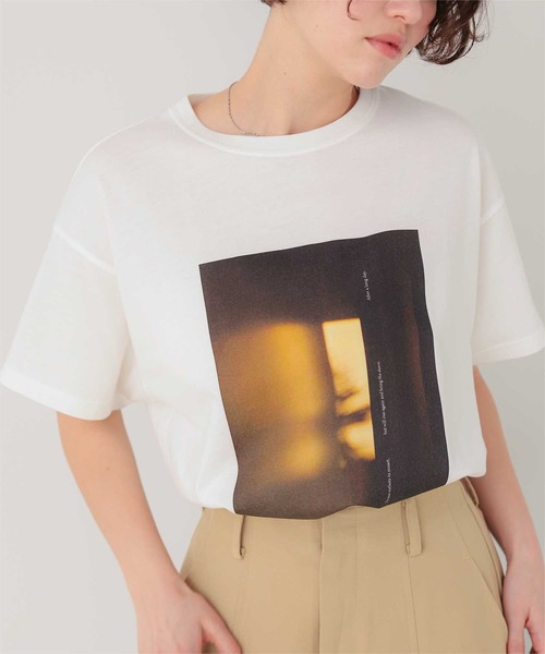titivate(ティティベイト)の「オーバーサイズアソートフォトTシャツ(Tシャツ/カットソー・レディース・オフホワイト/ホワイト系その他・FREE)」の3枚目の写真