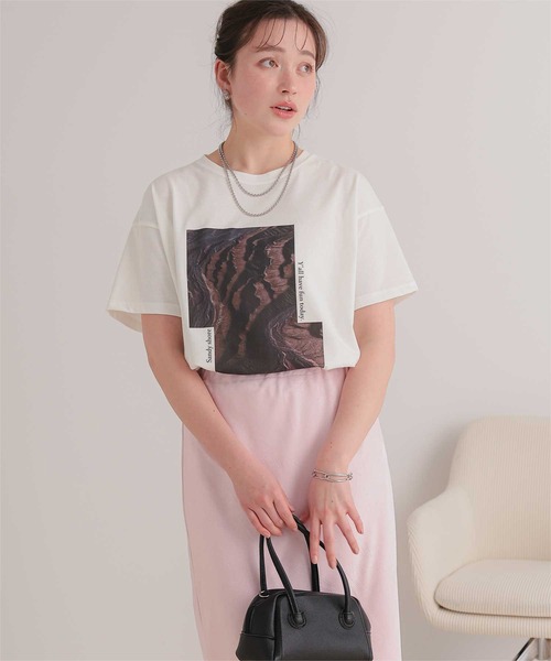 titivate(ティティベイト)の「オーバーサイズアソートフォトTシャツ(Tシャツ/カットソー・レディース・オフホワイト/ホワイト系その他・FREE)」の10枚目の写真