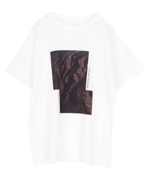 titivate(ティティベイト)の「オーバーサイズアソートフォトTシャツ(Tシャツ/カットソー・レディース・オフホワイト/ホワイト系その他・FREE)」の15枚目の写真