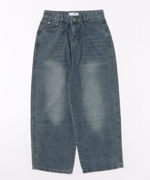 urge:(アージコロン )の「【URGE:】ハイウエスト ワイドデニムパンツ(デニムパンツ・レディース・ブルー・X-LARGE/LARGE/SMALL/MEDIUM)」の5枚目の写真