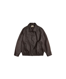 SIOT4141 アーバンフェイクレザージャケット_Brown