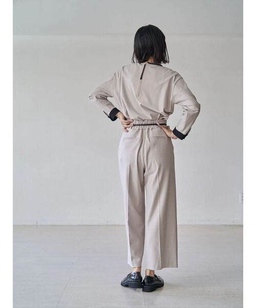 TONAL(トーナル)の「ウォームツイル配色STクルーブラウス(シャツ/ブラウス・レディース・ベージュ/ブラウン/ネイビー/オフホワイト/その他・MEDIUM)」の18枚目の写真