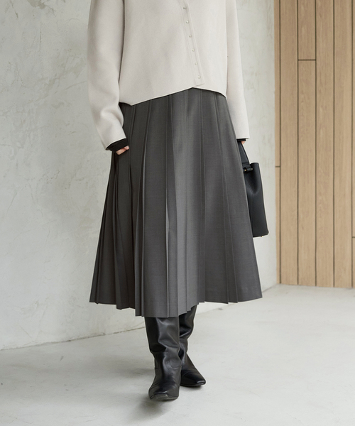 WEB限定/追加》ストレッチプリーツスカート（スカート）｜IENA（イエナ