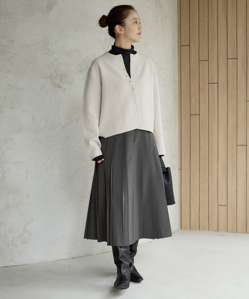 ★SALE★CPG＊ストレッチプリーツスカート WEB限定/追加》ストレッチプリーツスカート（スカート）｜IENA（イエナ