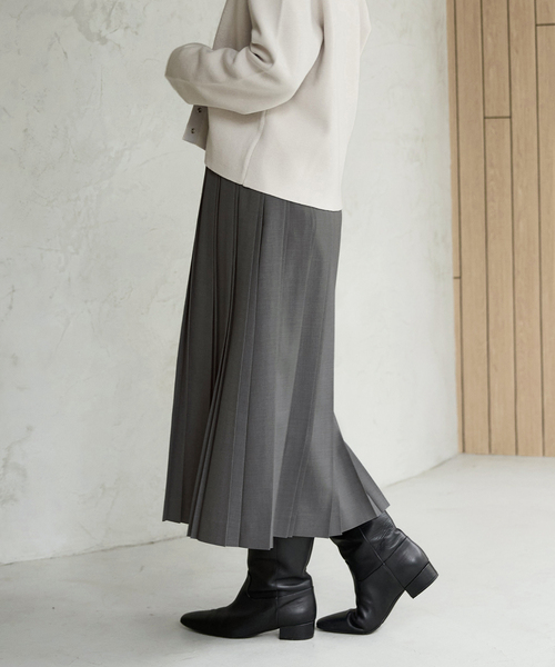 WEB限定/追加》ストレッチプリーツスカート（スカート）｜IENA（イエナ
