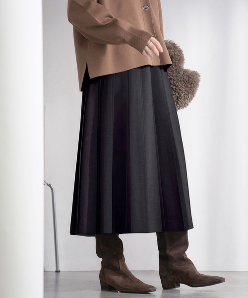 WEB限定/追加》ストレッチプリーツスカート（スカート）｜IENA（イエナ