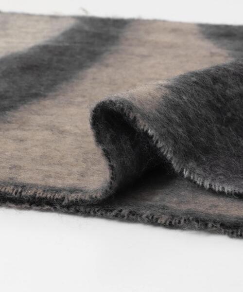 SENSE OF PLACE by URBAN RESEARCH(センスオブプレイスバイアーバンリサーチ)の「パターンボリューム大判マフラー(マフラー・メンズ・ブラウン/グリーン/アイボリー・ONE)」の10枚目の写真