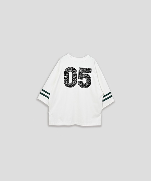 Kelen(ケレン)の「「KELEN MENS / ケレン メンズ」2WAY NUMBERING TOP(Tシャツ/カットソー・メンズ・オフホワイト/グレイッシュベージュ/ブラック・40/38/42)」の22枚目の写真