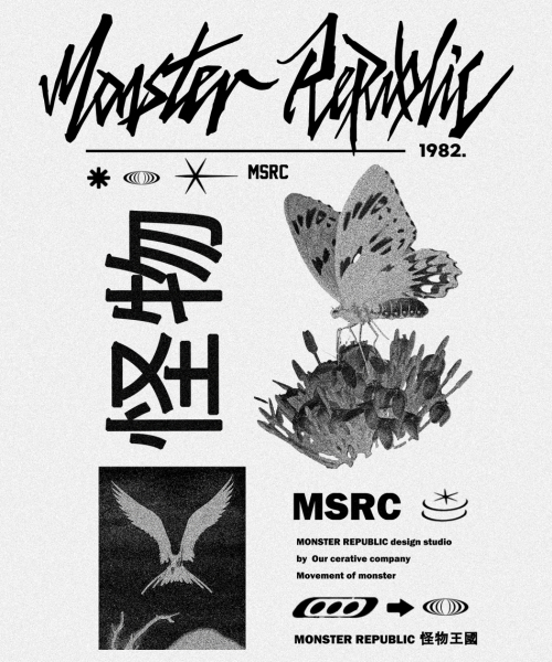 MONSTER REPUBLIC(モンスターリパブリック)の「フライミックスブラックTシャツホワイト(Tシャツ/カットソー・レディース・その他・LARGE/MEDIUM/SMALL/X-LARGE)」の3枚目の写真