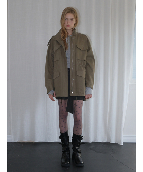 ETMON(エトモン)の「Half Field Jacket, Khaki(その他アウター・レディース・その他・F)」の1枚目の写真