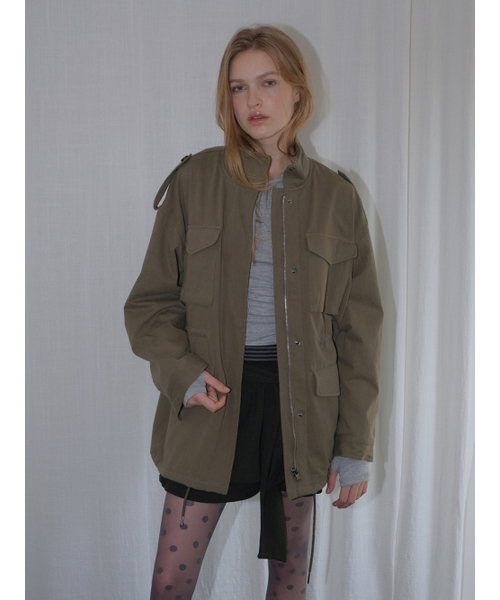 ETMON(エトモン)の「Half Field Jacket, Khaki(その他アウター・レディース・その他・F)」の2枚目の写真