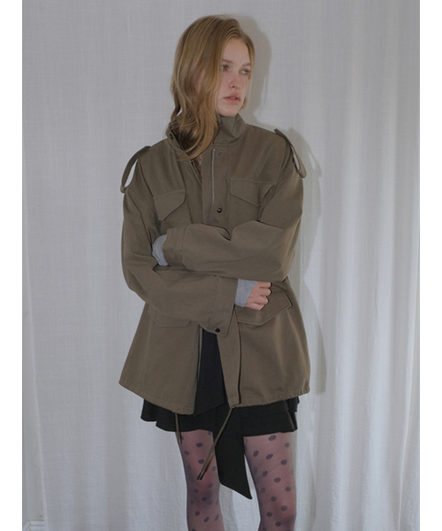 ETMON(エトモン)の「Half Field Jacket, Khaki(その他アウター・レディース・その他・F)」の3枚目の写真