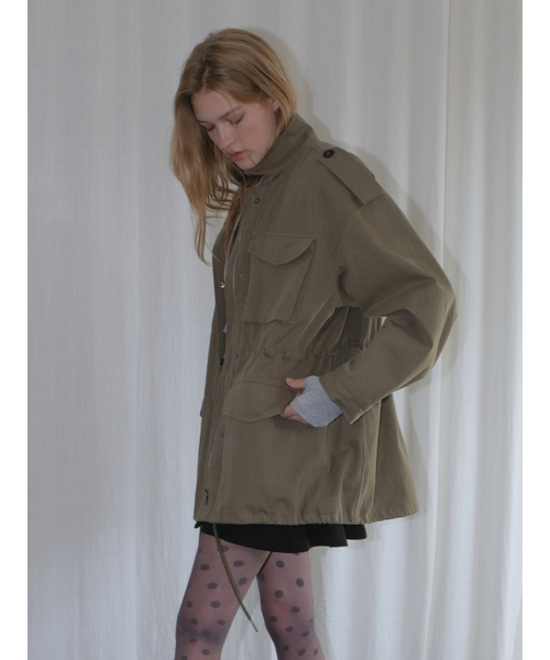 ETMON(エトモン)の「Half Field Jacket, Khaki(その他アウター・レディース・その他・F)」の4枚目の写真