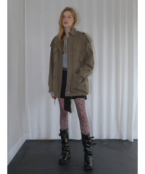 ETMON(エトモン)の「Half Field Jacket, Khaki(その他アウター・レディース・その他・F)」の6枚目の写真
