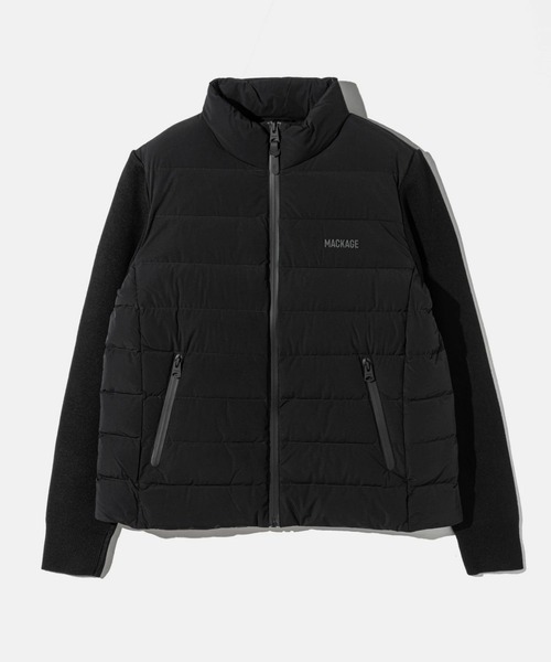 Mackage(マッカージュ)の「Mackage OCEANE-CITY Mixed Media Jacket マッカージュ オセアンシティ ダウンジャケット(ダウンジャケット/コート・レディース・クリーム/ブラック・SMALL/MEDIUM/X-SMALL)」の7枚目の写真