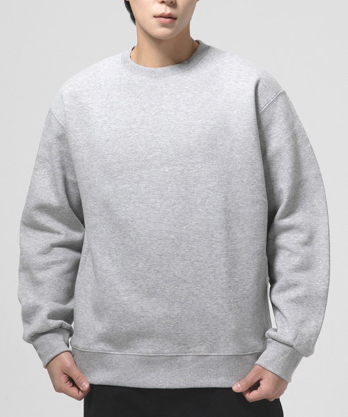 GRANFINNY(グランフィニ)の「ベーシックスウェットシャツ - メランジ(スウェット・レディース・シルバーグレー・MEDIUM/LARGE/X-LARGE)」の2枚目の写真