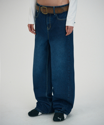 STANDARD CURVED DENIM [DARK BLUE]