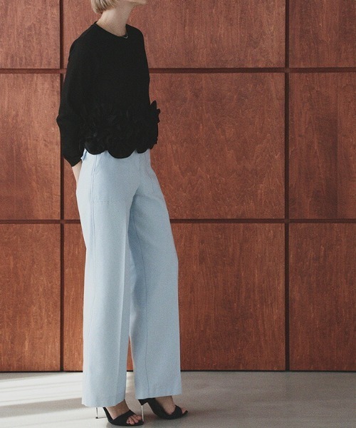 deux amour（ドゥーザムール）の「裾フラワーフリル長袖トップス（その他トップス・レディース・ブラウン/ホワイト/ブラック・FREE）」の13枚目の写真