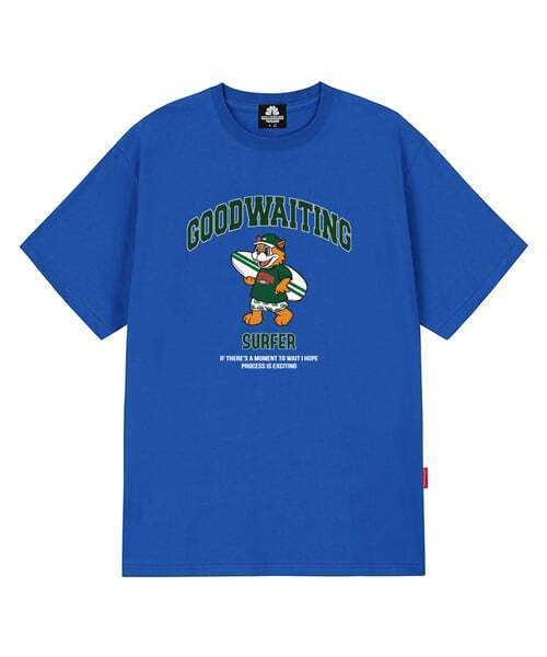 TRIPSHION(トリップション)の「GREEN SUFFER BEAR GRAPHIC Tシャツ - ブルー(Tシャツ/カットソー・メンズ・その他・MEDIUM/X-LARGE/LARGE)」の1枚目の写真