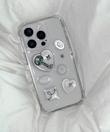 ELLE BELLE（エルベル）の「シルバーチャームズverレジンフォンケースキーホルダー（スマホケース/カバー）」