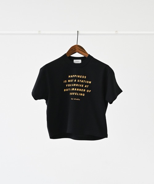 FOV(フォブ)の「フォブ HAPPINESS Tシャツ(Tシャツ/カットソー・キッズ・ブラック/ホワイト/ベージュ系その他・S/M/L/XL)」の12枚目の写真