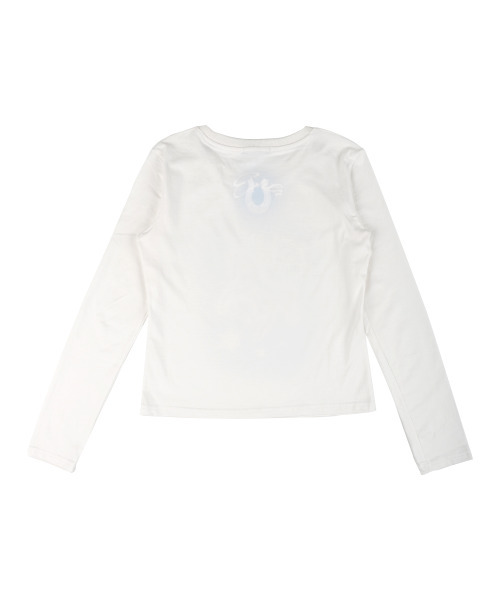 ERTR（イーアールティーアール）の「[ERTR x ニードル]コズミックホース L/S Tシャツ スモールフィット（ホワイト）（Tシャツ/カットソー・メンズ・その他・SMALL）」の3枚目の写真