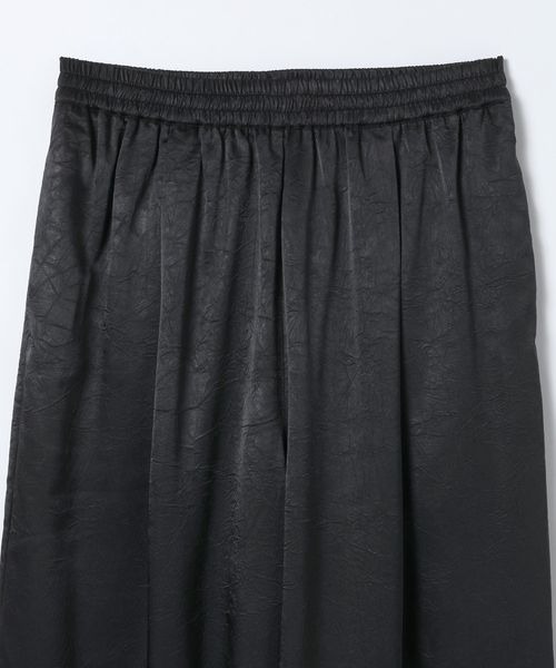 JEANASIS（ジーナシス）の「アソートサテンイージーパンツ/634891（その他パンツ・レディース・ブラウン/オフホワイト/ブラウン系その他/ブラック・FREE）」の6枚目の写真