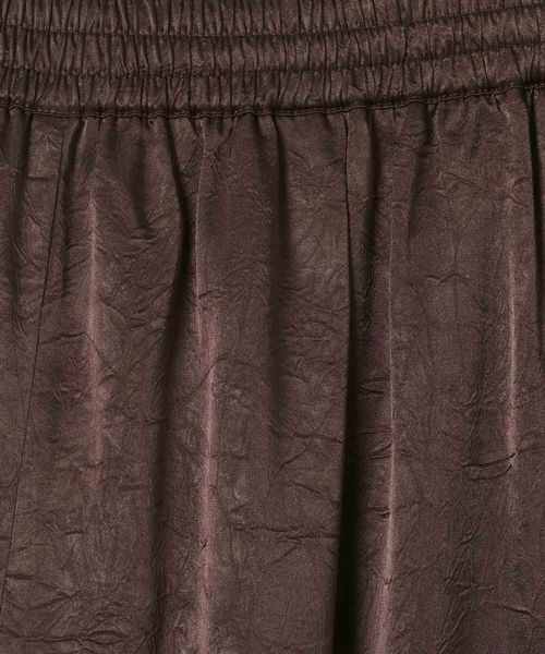 JEANASIS（ジーナシス）の「アソートサテンイージーパンツ/634891（その他パンツ・レディース・ブラウン/オフホワイト/ブラウン系その他/ブラック・FREE）」の15枚目の写真