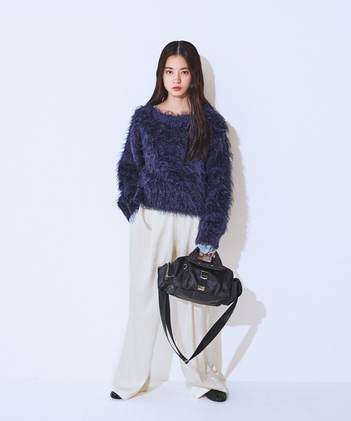 JEANASIS（ジーナシス）の「アソートサテンイージーパンツ/634891（その他パンツ・レディース・ブラウン/オフホワイト/ブラウン系その他/ブラック・FREE）」の17枚目の写真