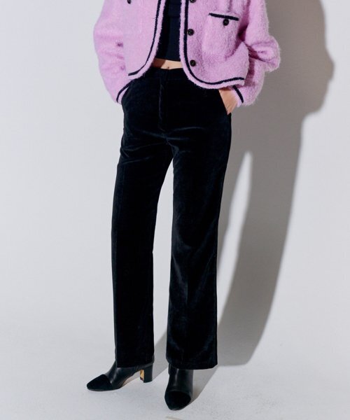 OPENING SUNSHINE(オープニングサンシャイン)の「ベルベットブーツカットパンツブラック(スラックス・レディース・その他・SMALL/MEDIUM)」の4枚目の写真