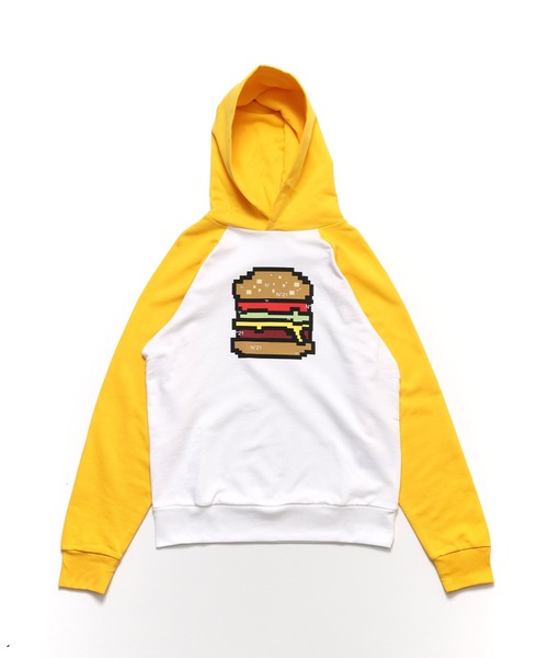 N°21(ヌメロ ヴェントゥーノ)の「N°21(ヌメロ ヴェントゥーノ)Kids & Junior グラフィックフーディーパーカー(スウェット・キッズ・ホワイト・16Y/14Y)」の9枚目の写真