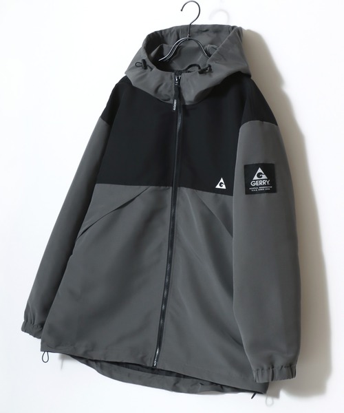 GERRY(ジェリー)の「GERRY/ジェリー Mountain Parka/ロゴ ワンポイント刺繍 マウンテンパーカー/アウトドアパーカー フーディー/レディース メンズ(マウンテンパーカー・メンズ・チャコールグレー/ブラック/グレイッシュベージュ・M/L/LL)」の8枚目の写真