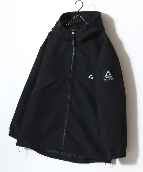 GERRY(ジェリー)の「GERRY/ジェリー Mountain Parka/ロゴ ワンポイント刺繍 マウンテンパーカー/アウトドアパーカー フーディー/レディース メンズ(マウンテンパーカー・メンズ・チャコールグレー/ブラック/グレイッシュベージュ・M/L/LL)」の7枚目の写真