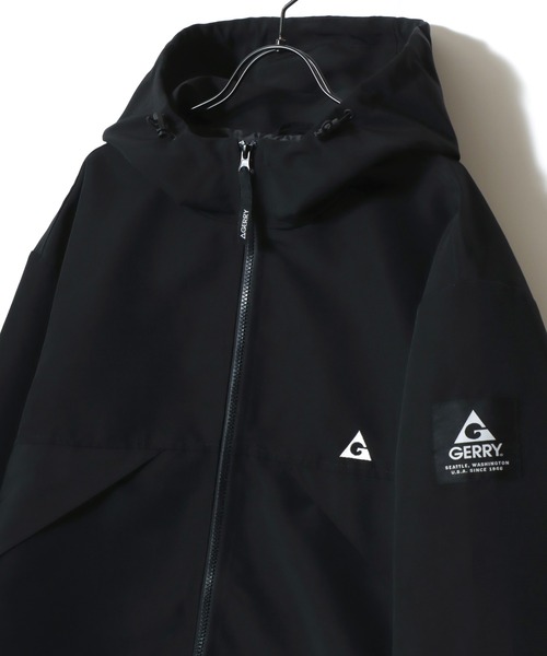 GERRY(ジェリー)の「GERRY/ジェリー Mountain Parka/ロゴ ワンポイント刺繍 マウンテンパーカー/アウトドアパーカー フーディー/レディース メンズ(マウンテンパーカー・メンズ・チャコールグレー/ブラック/グレイッシュベージュ・M/L/LL)」の4枚目の写真