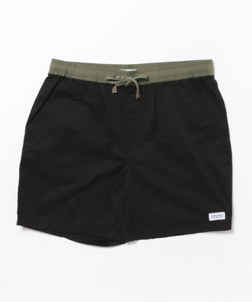 BANKS(バンクス)の「BOARD SHORTS/BANKS/バンクスバイカラー サーフショーツ / ボードショーツ 水陸両用 / サーフパンツ 海パン(水着・メンズ・ブラック/レッド・MEDIUM/SMALL/LARGE)」の1枚目の写真