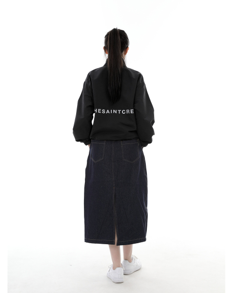 SAINTCREW(セントクルー)の「ワイドドームハーフバンドロングスカート WDH-1303 インディゴデニム BRS(スカート・レディース・その他・MEDIUM/LARGE/X-LARGE)」の8枚目の写真