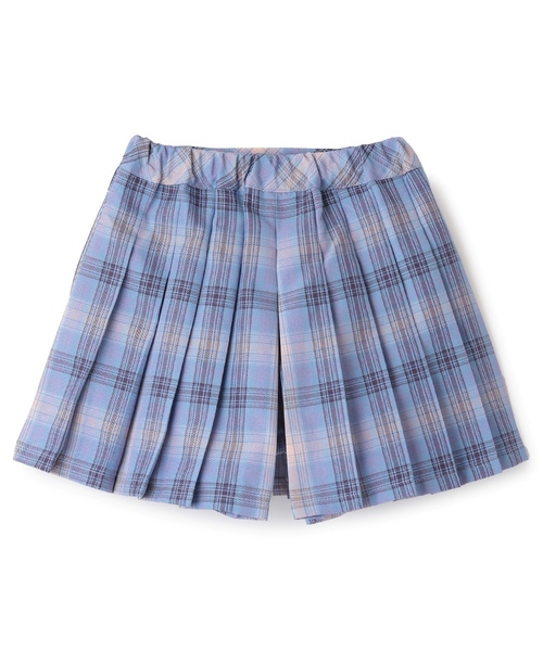 minimal（ミニマル）の「T/Rチェックプリーツキュロット（スカート・キッズ・ピンク/チャコール/オフホワイト・100cm/110cm/120cm/130cm/140cm/90cm）」の13枚目の写真